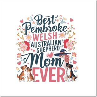 Best Aussie   Ever Gift Aussie Dog Mom Australian Shepherd funny Posters and Art